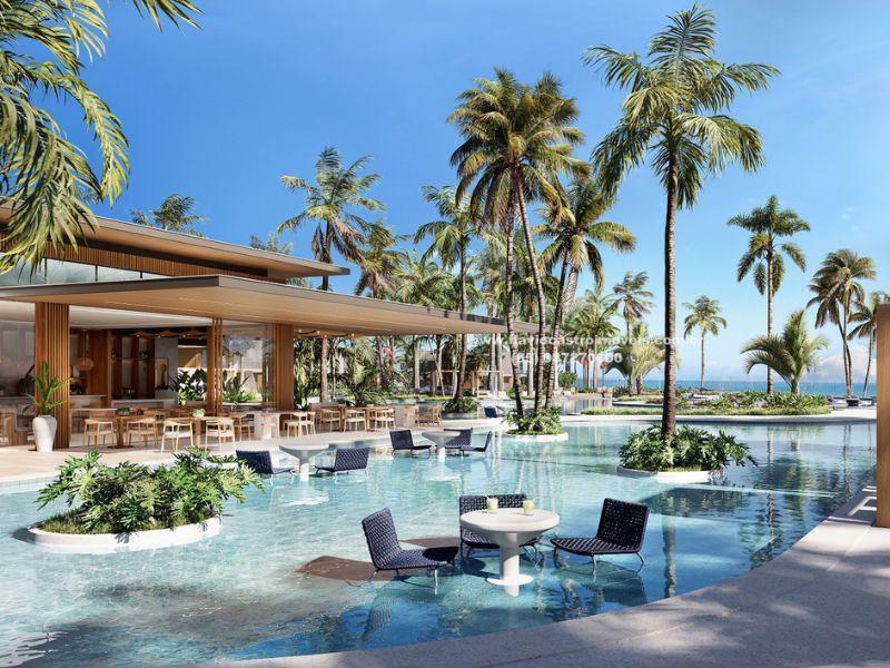 Casa na praia de luxo