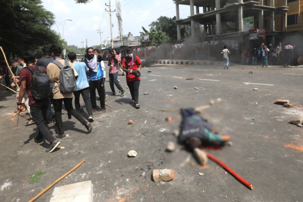 Onda de violência em Bangladesh: protestos de estudantes deixam mortos e causam destruição