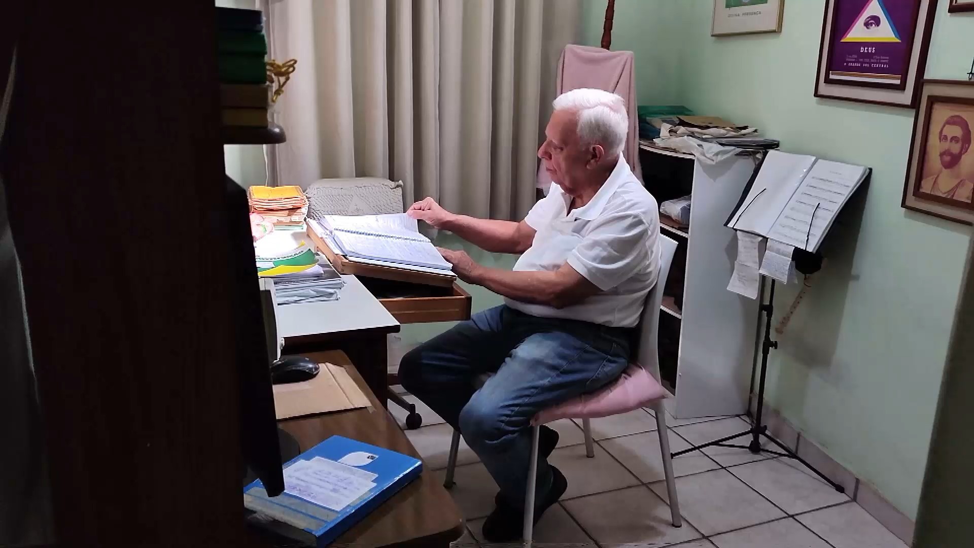 ‘Enquanto estiver vivo, vou procurar ficar ocupado’, diz candidato ao Enem de 84 anos no ES