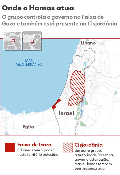 O que é o Hamas e onde ele atua