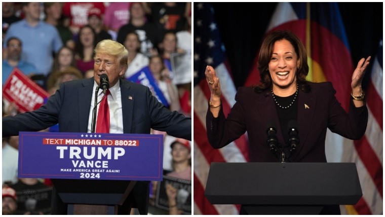 Kamala e Trump têm disputa acirrada em 4 estados decisivos das eleições americanas, diz pesquisa